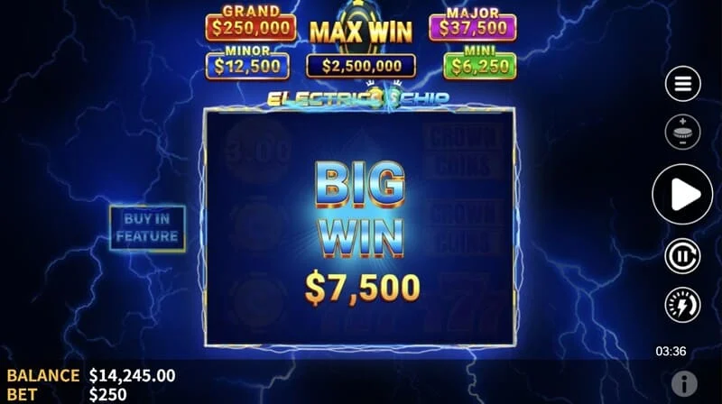 Electric Chip – de collector verzamelt de laatste Electric Coins met een vaste Jackpot